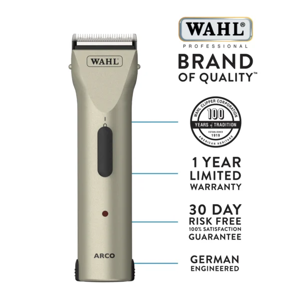 Wahl® Arco® SE Cordless Clipper, Silver