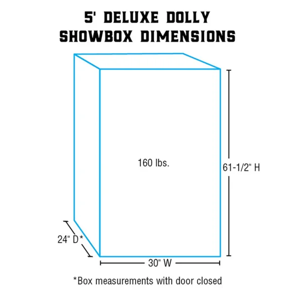 5' Deluxe Dolly Showbox