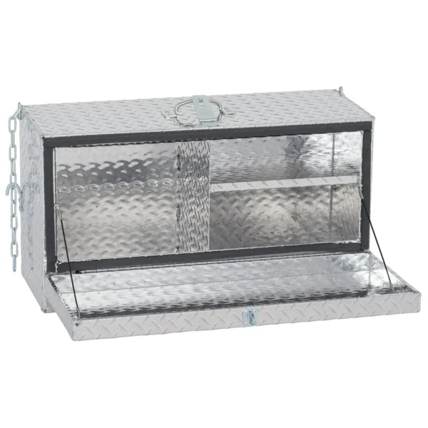 Mini Deep Hanging Showbox, Aluminum Treadplate
