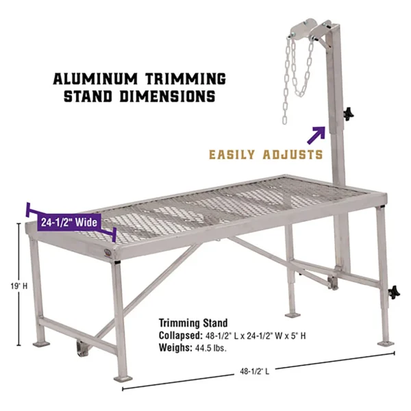 Complete Aluminum Trimming Stand