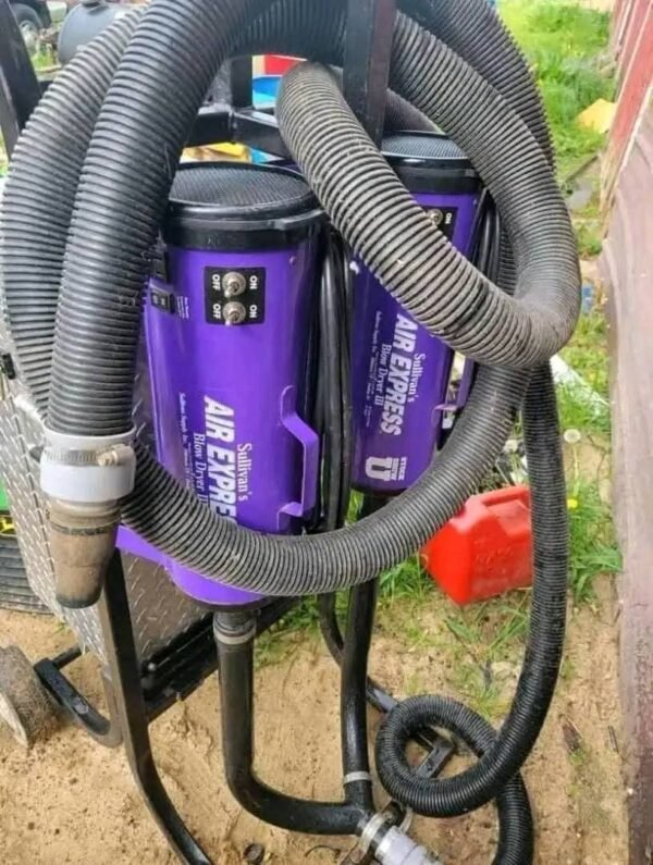Double Blowers With Cart